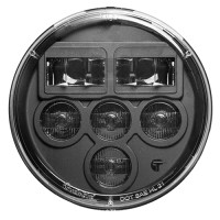LED Headlight 7 Inch Round Bulb