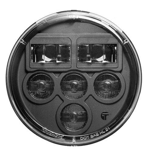 LED Headlight 7 Inch Round Bulb