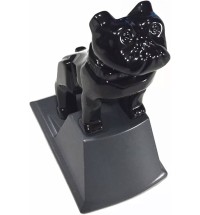 Black Bulldog Hood Ornament Black Bulldog Hood Ornament